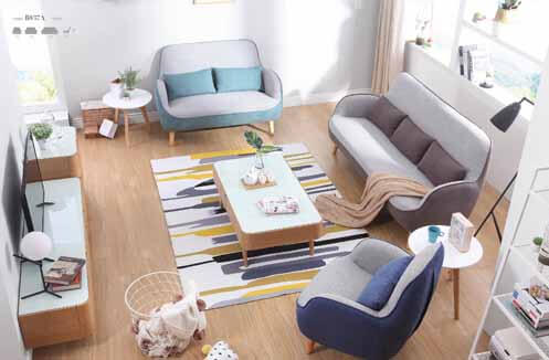 Sofa nỉ đẹp hiện đại phong cách Hàn Quốc